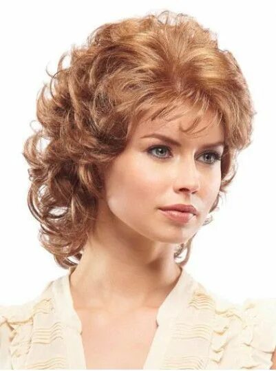 Прическа на средние кудрявые волосы для женщины Bella Monofilament Wig Curly hair photos, Hair pieces, Hair photo