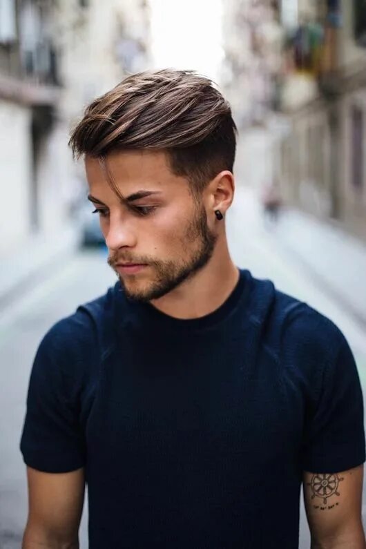 Прическа на средние мужской Самая популярная стрижка 2019-2020 - канадка Men haircut styles, Hipster hairsty