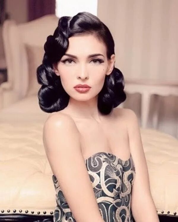 Прическа на средние волосы 30 годов 40 Beautiful Retro Hairstyles For Long And Short Hair - Fashion Retro wedding ha