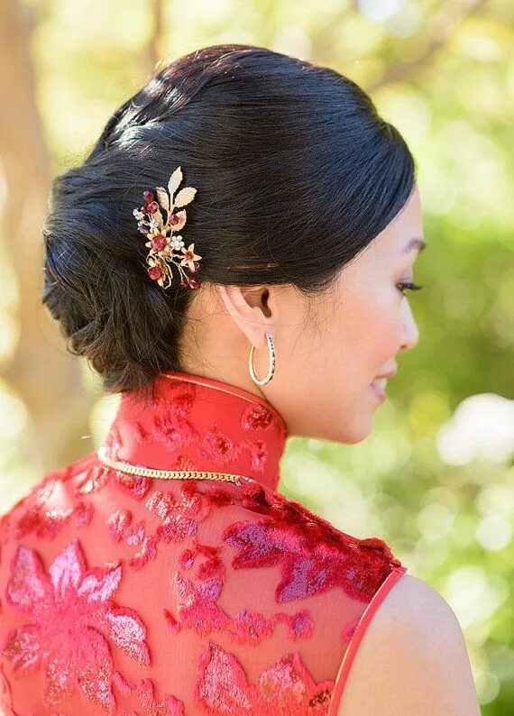 Classic Chinese hair Hair styles, Wedding hairstyles, Wedding hair and makeup