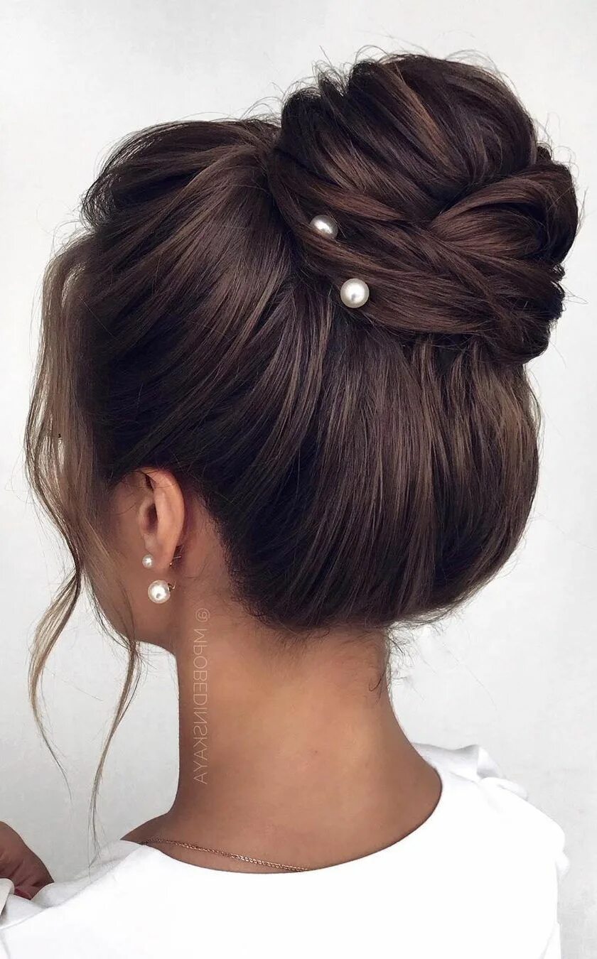 Прическа на средние волосы красиво собраны This Season Wedding Hair Guide: 50+ Styles Easy to Master 2020 - Page 49 of 54 -