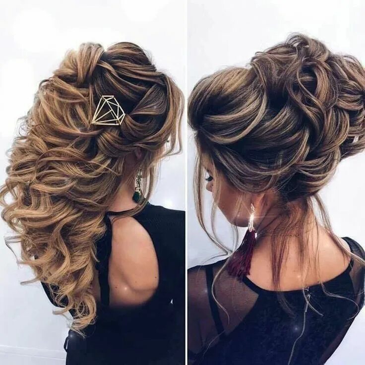 Прическа на средние волосы кудри собранные Pin by Angelina on Hair Hair styles, Hair, Pinterest hair