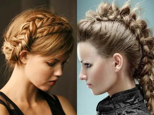 Hairstyles for the hair up to the shoulders