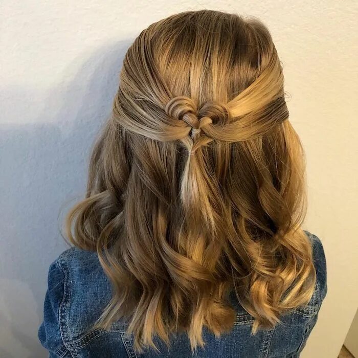 Прическа на средние волосы подростковая Pin on Styles for Wavy Hair