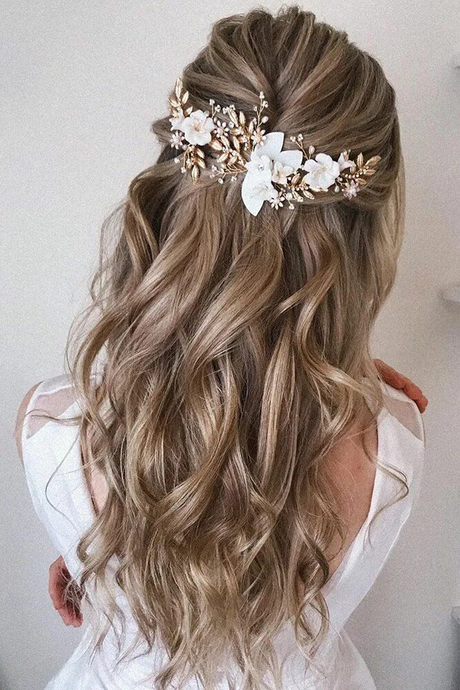 Прическа на средние волосы распущенные 137 Wedding Hairstyles: 2024 Guide Expert Tips & FAQs Hair styles, Wedding hairs