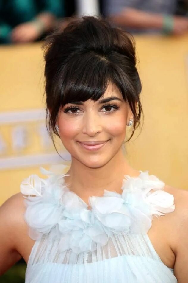 30 Best Formal Hairstyles with Bangs Peinados, Boda y Compromiso