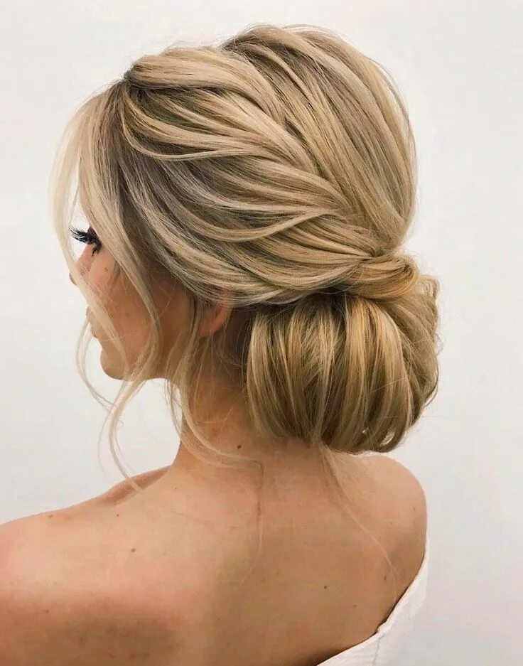 Прическа на средние волосы собрать наверх 65 Captivating Wedding Hairstyles For Medium Length Hair Lange kapsels, Mode kap