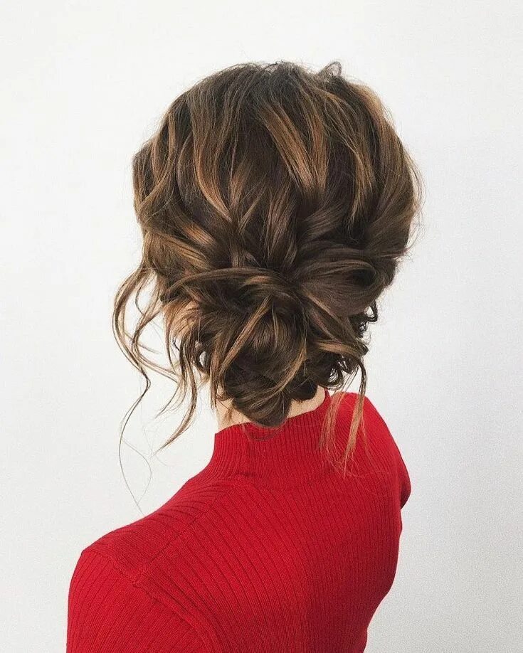 Прическа на средние волосы сзади вид Gorgeous Updo Hairstyle That You’ll Love To Try Hair styles, Long hair styles, W