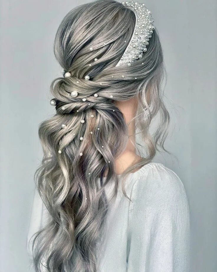 Прическа на свадьбу 2024 на длинные Half Up Half Down Wedding Hairstyles: Top Looks + Expert Tips Peinados elegantes