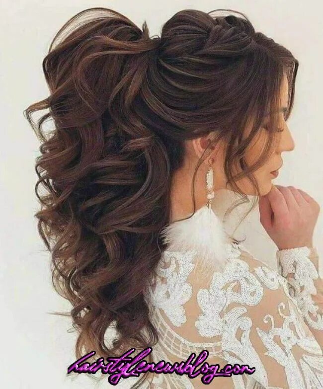 Прическа на свадьбу длинные волосы фото 30 Beautiful Ponytail Hairstyles Ideas For 2019 in 2020 Quinceanera hairstyles, 