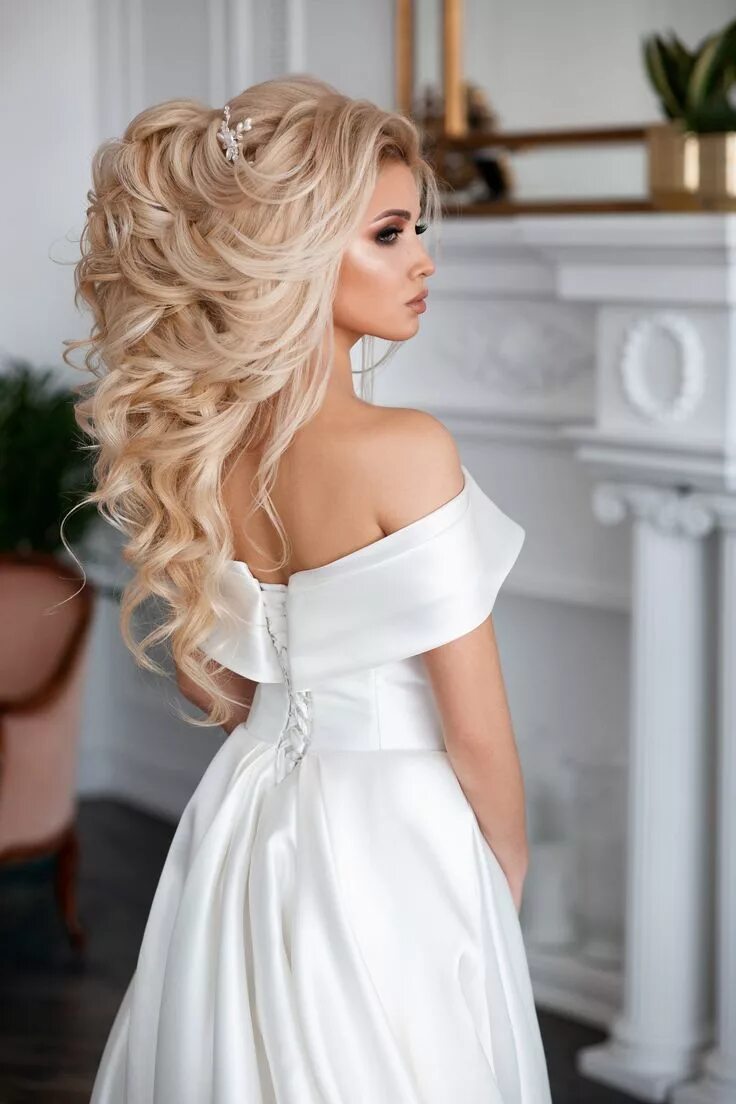 Прическа на свадьбу фото на средние Свадебные прически и макияж Москва Wedding hairstyles, Bridal hair inspiration, 