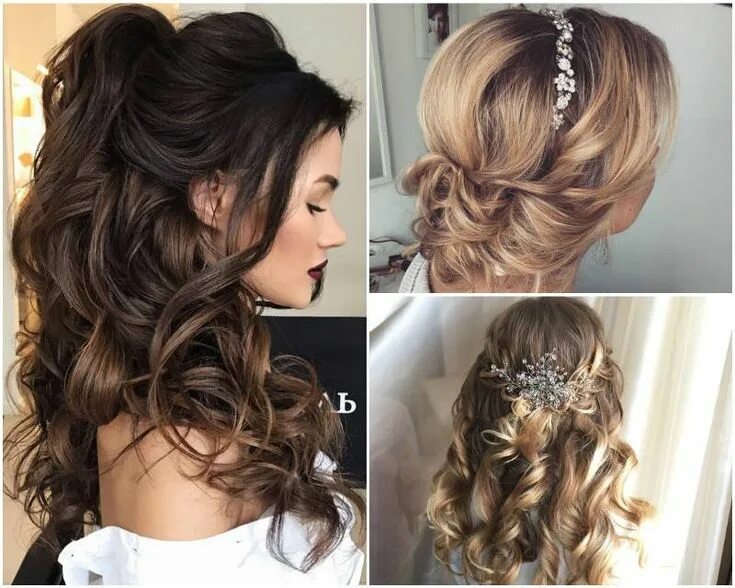 Прическа на свадьбу гостье 2024 Wedding hairstyles for long, medium and short hair (180 pics Wedding hairstyles 