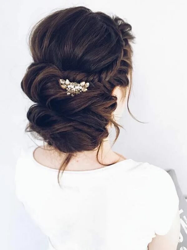 Прическа на свадьбу на длинные волосы подружке cool Wedding Hairstyles for Long Hair from Tonyastylist / www.deerpearlflow.....