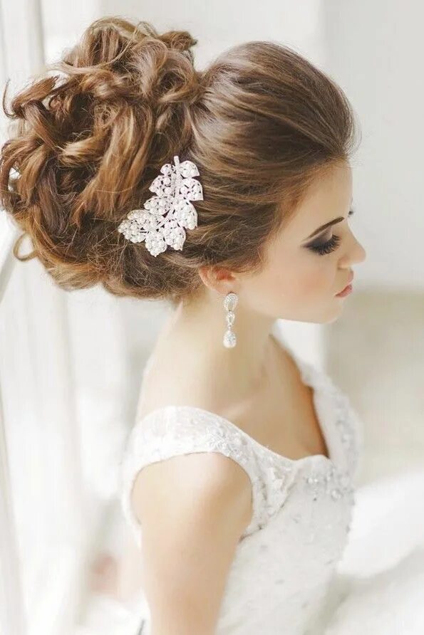 Прическа на свадьбу собранные волосы Beautiful wedding hairstyles