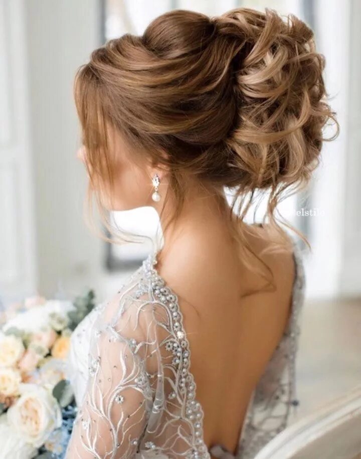 Прическа на свадьбу волосы собраны Beautiful wedding hairstyle long hair Long hair styles, Headband hairstyles, Wom