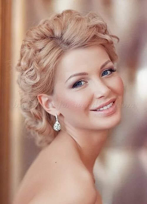 Прическа на свадьбу женщине 40 лет curly wedding updos - curly wedding updo Wedding hairstyles for long hair, Wavy 