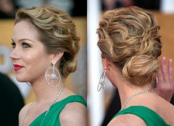 Прическа на свадьбу женщине 45 лет Judah's Blog: hairstyles updos for prom Curly hair women, Hair looks, Long hair 