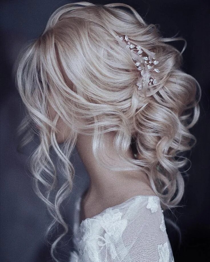 Прическа на светлых волосах Pin by Nataliya Kravchuk on Hair Trendy wedding hairstyles, Wedding hairstyles, 