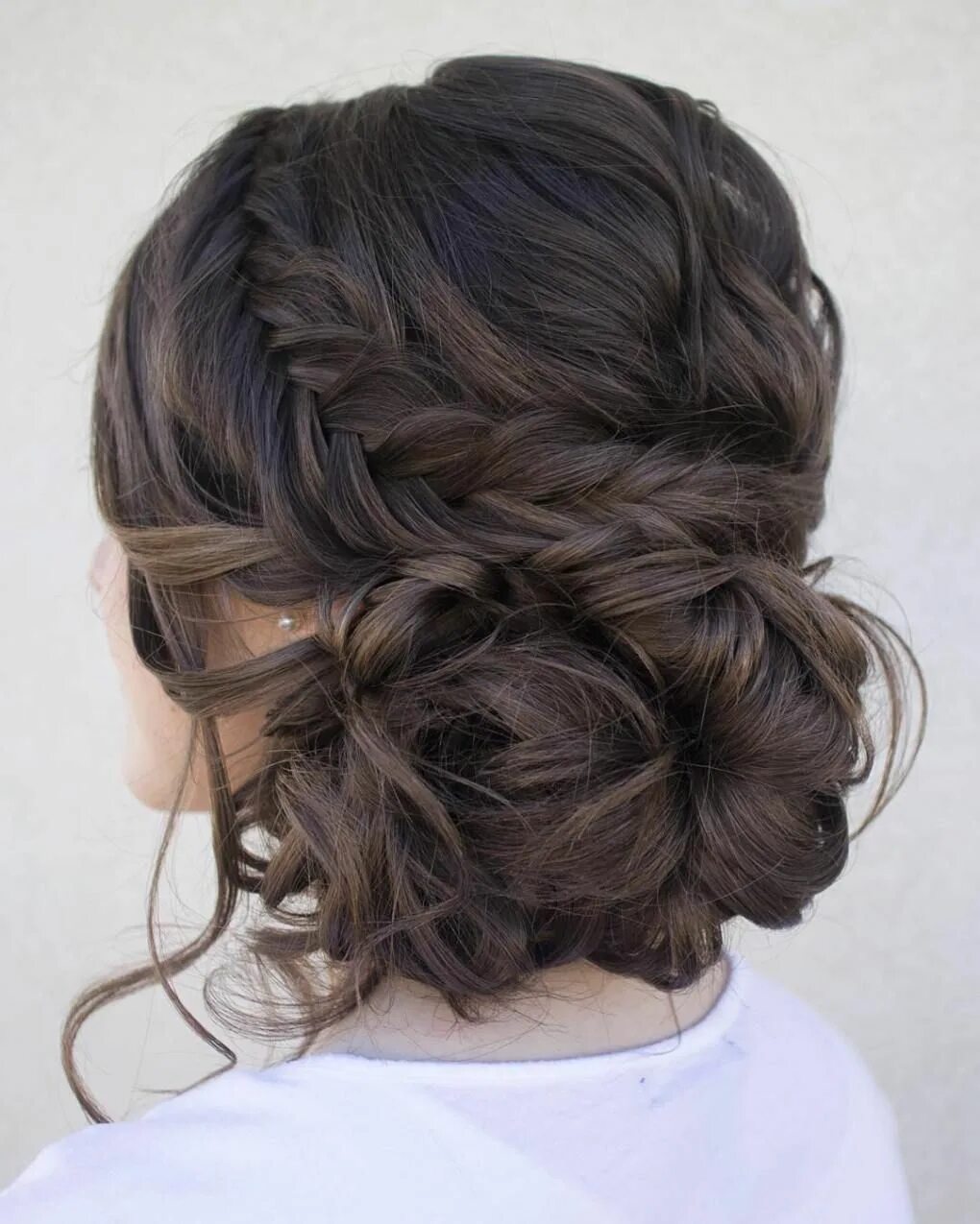 Прическа на тяжелые средние волосы Braids Hair inspiration, Pretty hairstyles, Fall wedding hairstyles