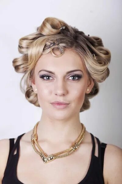 Прическа на вечеринку Great Gatsby make up tutorial