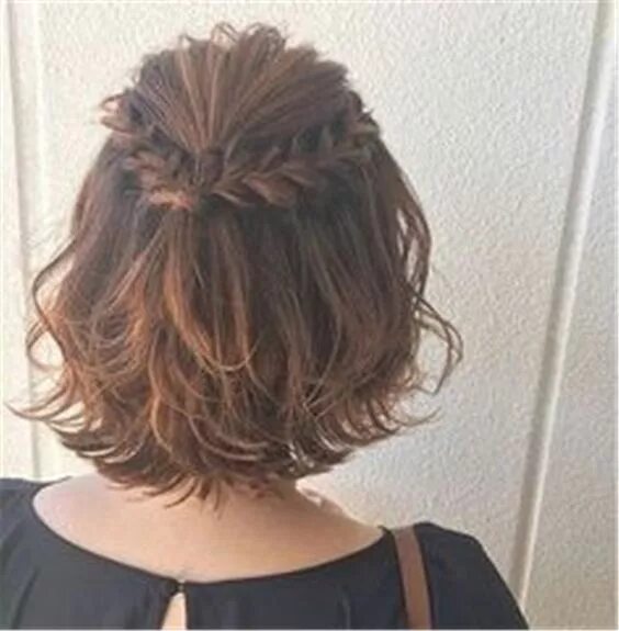 Прическа на волосы до плечей Best Hairstyles for Short Hair Penteado cabelo curto, Cabelo, Cabelo longo