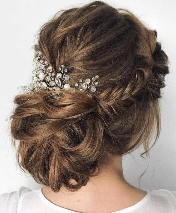 Прическа на выпускной на средние волосы Draping Diy hairstyles, Cool braid hairstyles, Wedding hairstyles updo