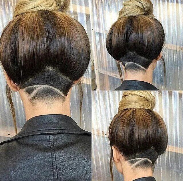 Прическа на затылке на средние Instagram photo by #BuzzCutFeed * Jul 21, 2016 at 11:02am UTC Shaved hair design