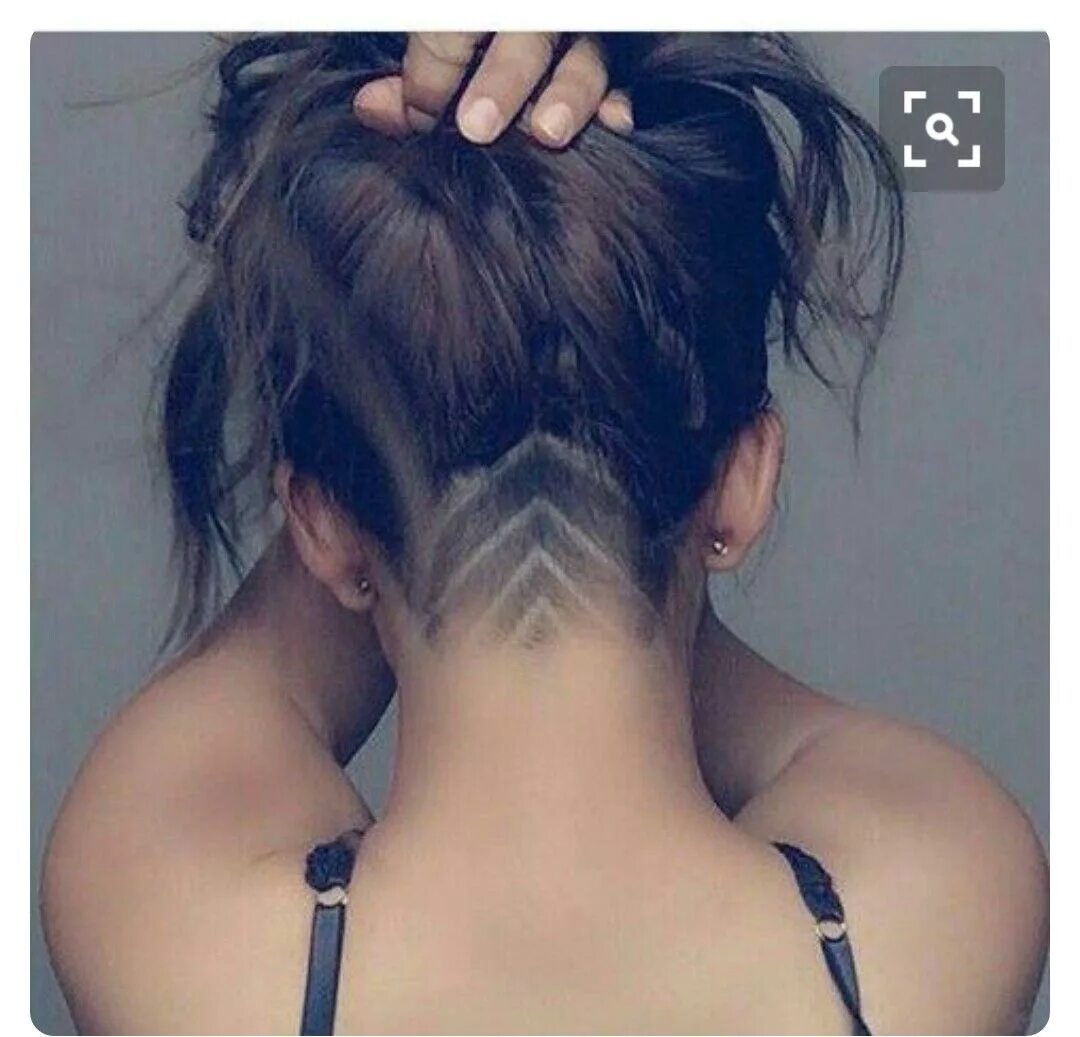 Прическа на затылке на средние волосы Undercut Undercut long hair, Shaved hair, Long hair styles