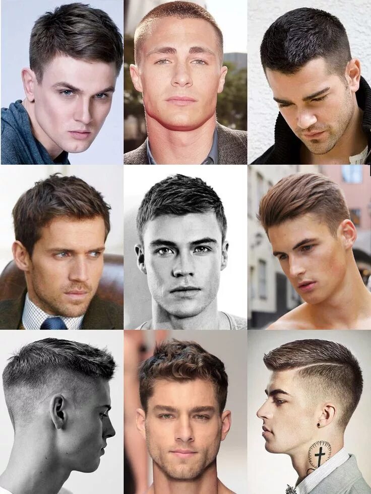 Прическа набор мужская 5 Popular Short Men's Haircuts Of 2015 Men hairstyle names, Haircut names for me