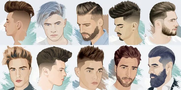 Прическа набор мужская The 40 Best Haircuts For Men: Classic and Modern Styles To Try Cool hairstyles f