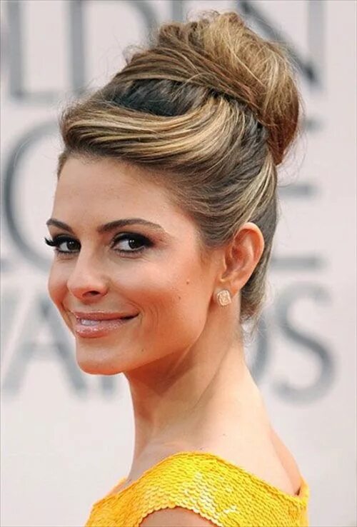 Прическа наверх High Twisted Bun - Best Mother of Bride Hairstyles - Top Choices that Flatter. H