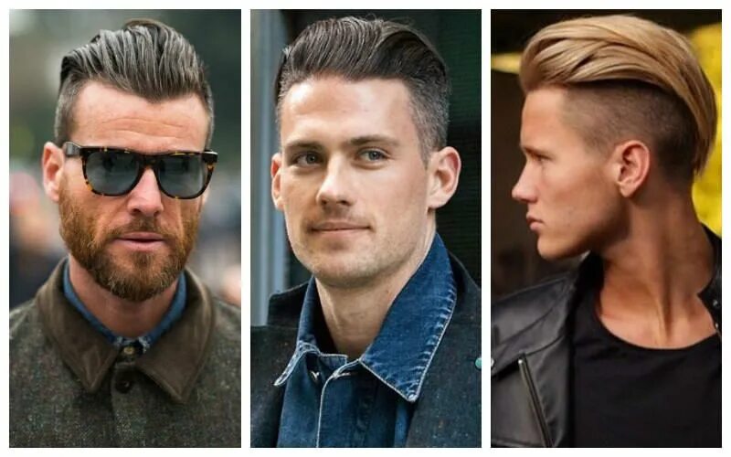 Прическа назад как сделать Pin on Men's Hair & Fashion