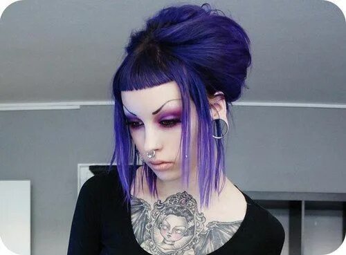 Прическа нефора Gothic Goth hair, Hair styles, Dyed hair inspiration