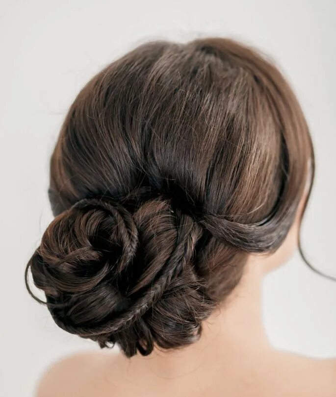 Прическа низкий пучок на длинные Wedding Hairstyles: Wedding Hairstyle: Elstile TrendyIdeas.net Your number one s