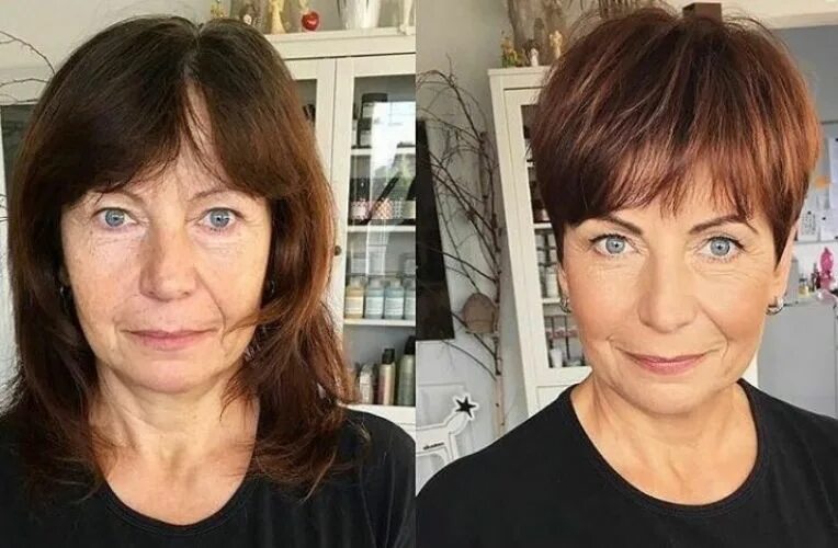 Прическа омолаживающая лицо после 40 лет Pin by Terry Winstead on Makovers Cute hairstyles for short hair, Short hair cut