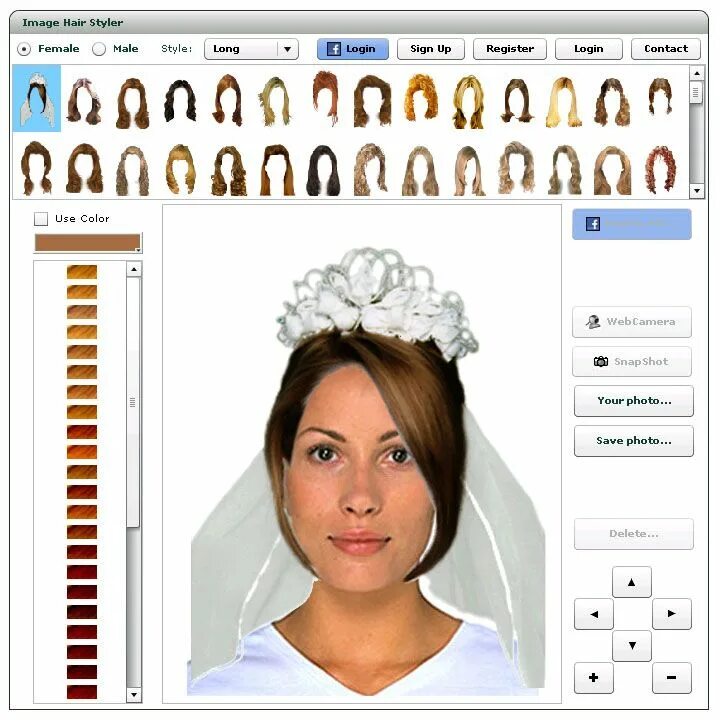 Прическа онлайн VirtualHairstyleGenerator: To try virtual hairstyles with your photo online Virt