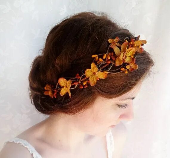 Прическа осень Fall Wedding Hairstyle Ideas - Hair World Magazine Fall wedding hairstyles, Wedd