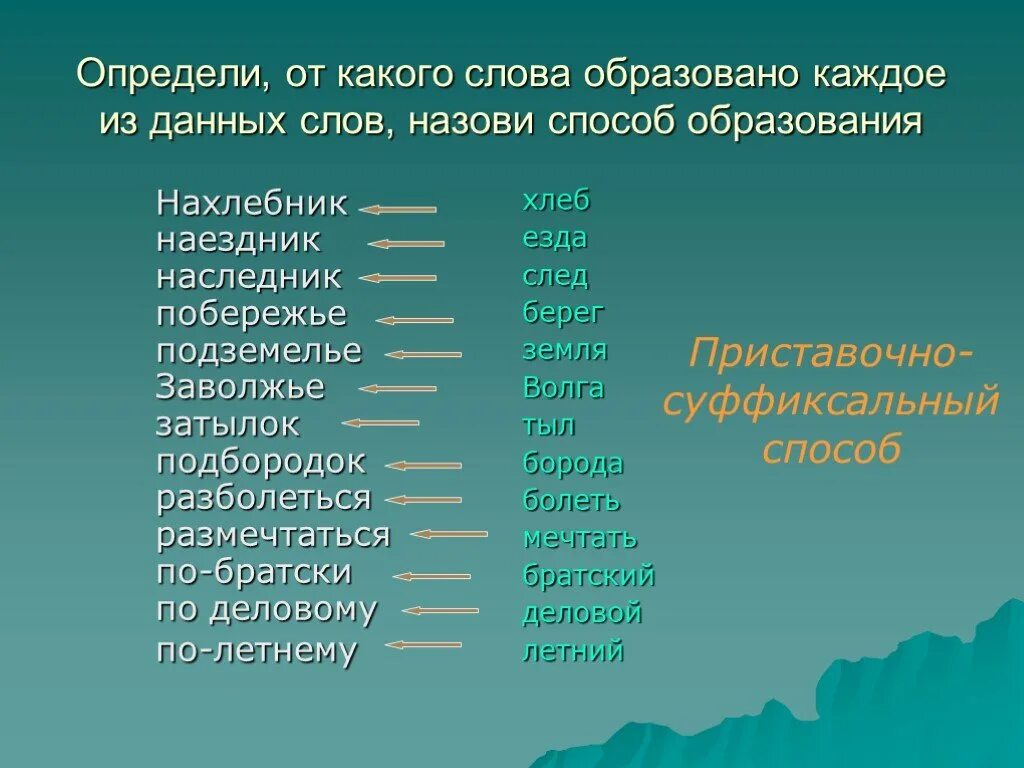 Прическа от какого слова образовано Бедняга от какого слова образован