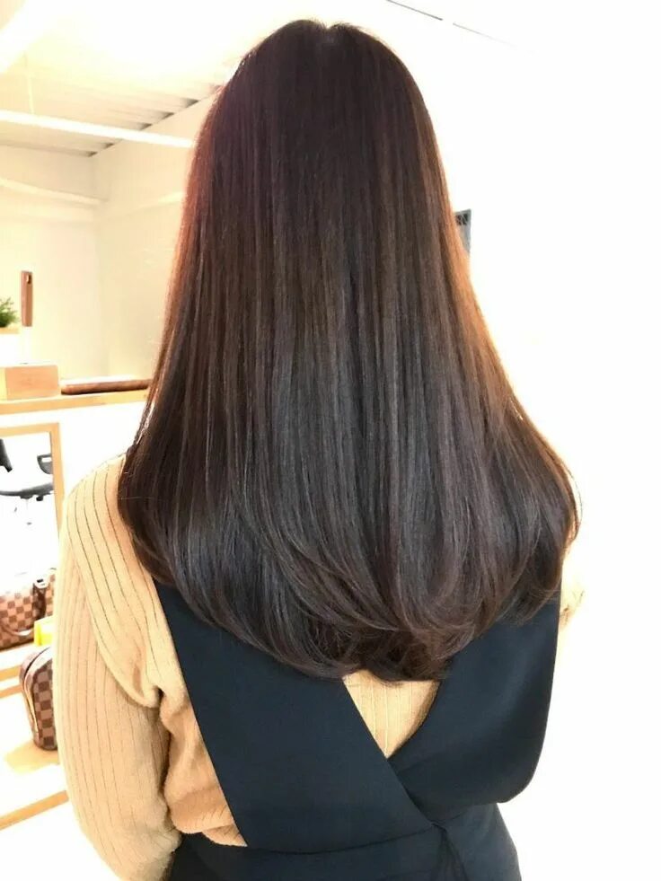 Прическа овал длинные Pin on Straight hairstyles