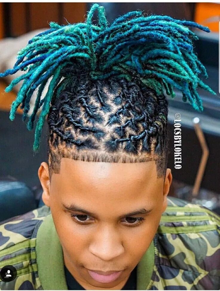 Прическа пальма мужская dyed dreadlocks Dreadlock hairstyles for men, Dreadlock styles, Dread hairstyles