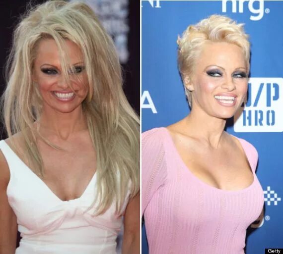 Прическа памелы андерсон как сделать Pamela Anderson's Stunning Hair Transformation