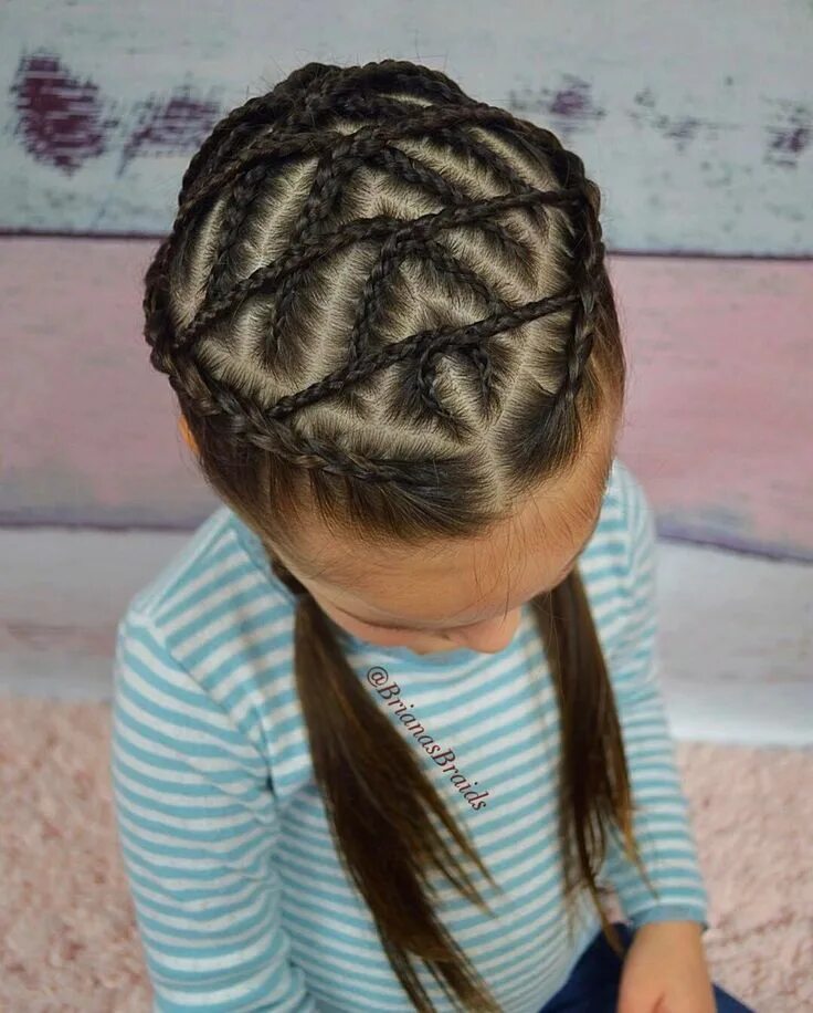 Прическа паутинка для девочек Pin on Hair - Toddler Hairstyles