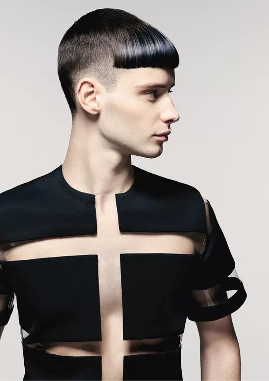 Прическа паж мужская looks like something Alexander Wang will do... Futuristic fashion, Mens hairstyl