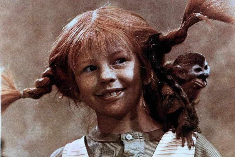 Прическа пеппи длинный Пеппи Длинныйчулок (1968) - Pippi Longstocking - Пеппи Длинный Чулок - Pippi Lån