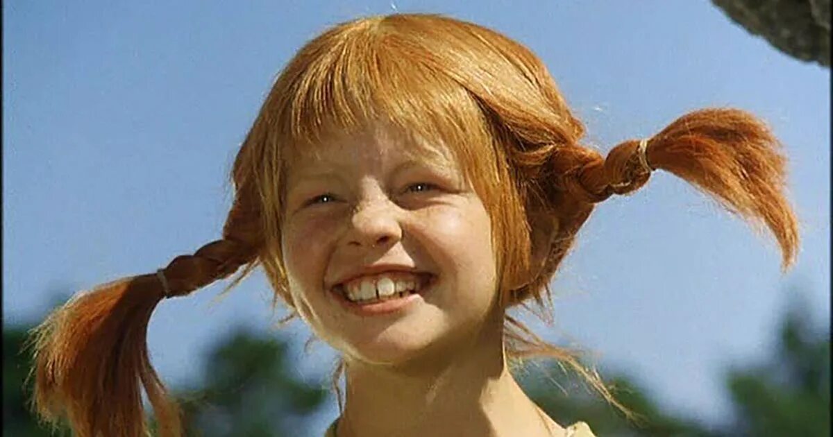 Прическа пеппи длинный чулок для девочки "Pippi, Pippi, Pippi, che nome, fa un po' ridere.