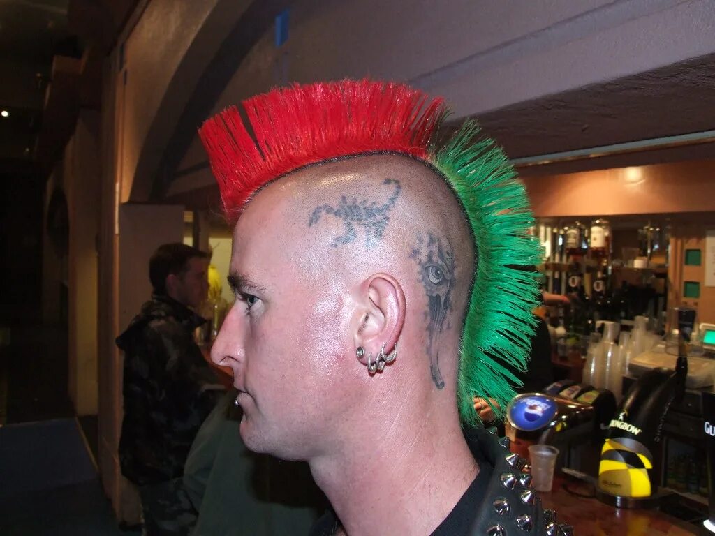 Прическа петухов Rebellion punk hairstyle 2008 Colm Callanan Flickr