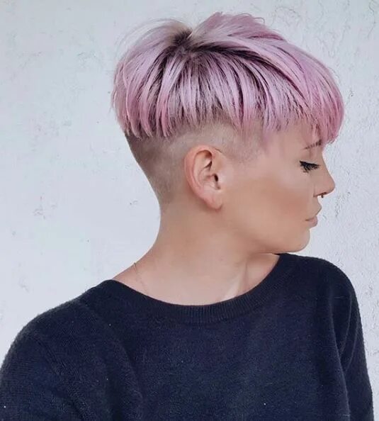 Прическа пиксель для женщины фото Pin on Beauty in 2024 Short hair styles pixie, Super short hair, Short hair colo