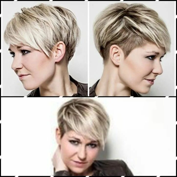 Прическа пиксель для женщины фото Pin on Cool short hairstyles