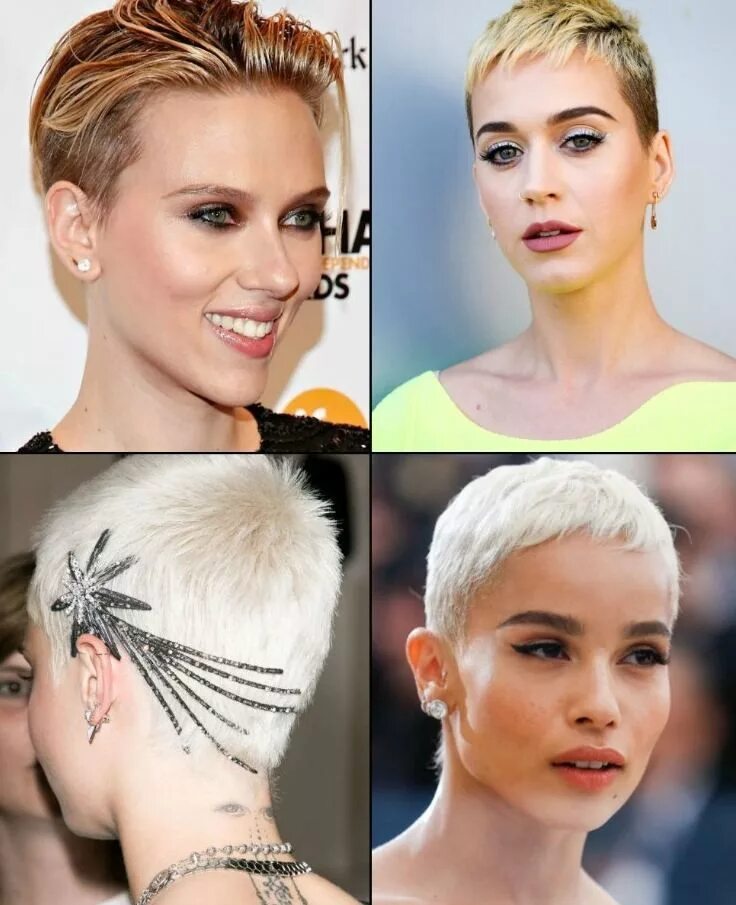 Прическа пиксель для женщины фото Zoom sur la coupe courte femme 2018 vue et adoptée par les stars! Short hair col