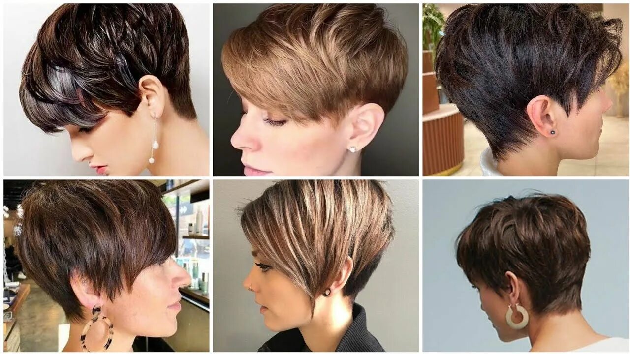 Прическа пикси 2024 фото Hottest cutting of hairs in pixie style short bob haircuts 2024 - YouTube